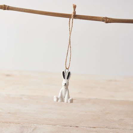 Speckled Porcelain Rabbit Hanging Decoration Speckled Porcelain Rabbit Hanging Decoration