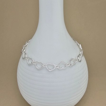 Sterling Silver Interlocking Bracelet Sterling Silver Interlocking Bracelet