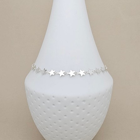 Sterling Silver Star Anklet Sterling Silver Star Anklet