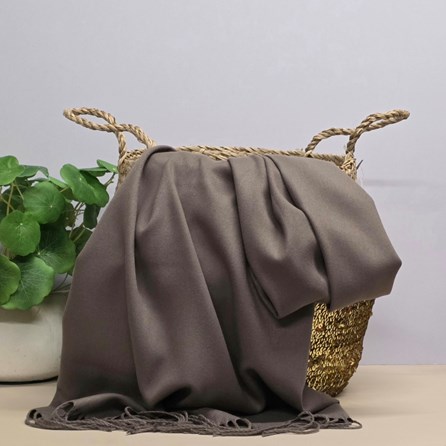 Super Soft Plain Pashmina Style Scarf in Chocolate Brown Pashmina Scarf Headscarf Wrap Wedding Accessories Super Soft Bridesmaid Shawl Brown