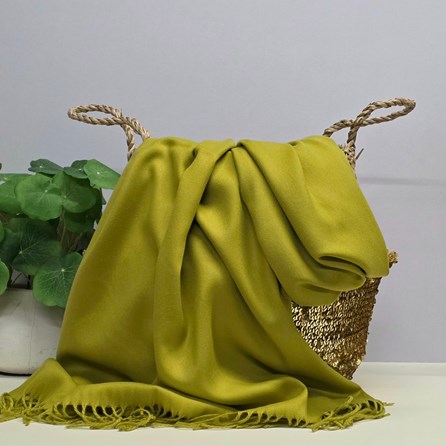Super Soft Plain Pashmina Style Scarf in Tuscan Olive Super Soft Plain Pashmina Style Scarf in Tuscan Olive