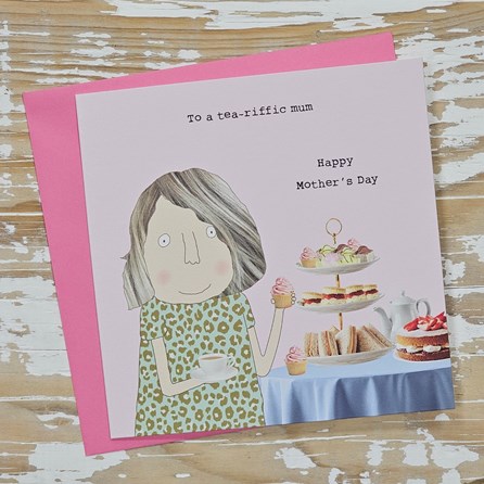 'Tea-riffic' Mother's Day Card Rosie Made A Thing Mother's Day Card Gifts For Mother's Day Greetings Card
