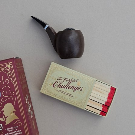 The Case Of The Smoking Pipe Wooden Matchstick Puzzle The Case Of The Smoking Pipe Wooden Matchstick Puzzle