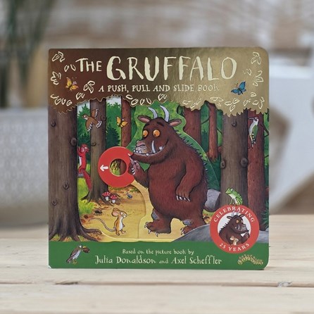 The Gruffalo Push, Pull and Slide Book Children's Story Book Gifts For Children Julia Donaldson Axel Scheffler The Gruffalo