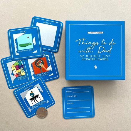 Things To Do With Dad Bucket List Scratch Cards Things To Do With Dad Bucket List Scratch Cards