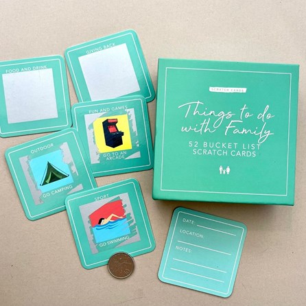 Things To Do With Family Bucket List Scratch Cards Things To Do With Family Bucket List Scratch Cards