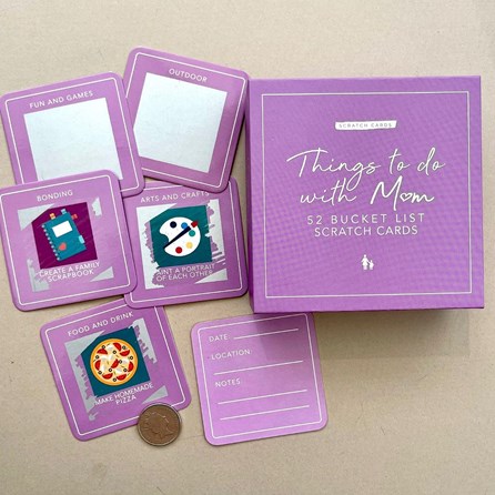 Things To Do With Mum Bucket List Scratch Cards Things To Do With Mum Bucket List Scratch Cards