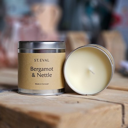 Tin Candle - Bergamot & Nettle Home Fragrance Gifts Scented Candles Gifts Gifts For Women Gifts For Men Thank You Teacher Gifts
