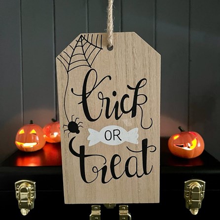 Trick or Treat Sign Trick or Treat Sign