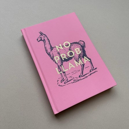 Vintage Sass Hardcover Journal - No Prob Llama Vintage Sass Hardcover Journal - No Prob Llama
