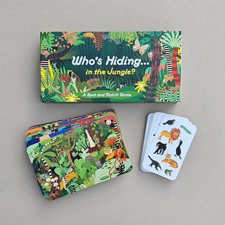 Who's Hiding In The Jungle? A Spot and Match Game Who's Hiding In The Jungle? A Spot and Match Game