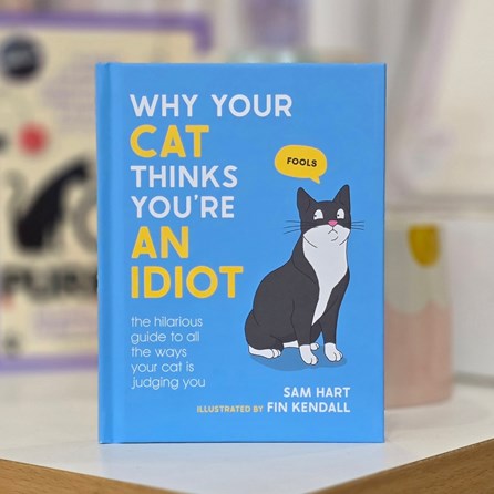 Why Your Cat Thinks You're An Idiot Book Fun Novelty Humourous Hilarious Witty Ilustrated Cat Book Cat Lover Gifts