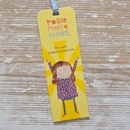'You Are Human Sunshine' Bookmark Rosie Made A Thing Bookmark Funny Gifts Novelty Humourous Humour Quirky Gifts