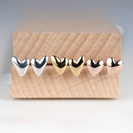 Devotion Heart Stud Earrings