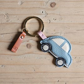 Caroline Gardner Blue Car Keyring