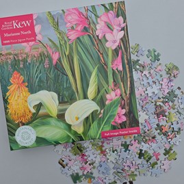 Floral Painting Scene 1000 Piece Jigsaw Puzzle