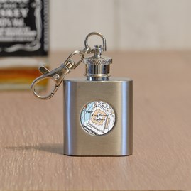 Personalised Gifts For Men Personalised Football Hip Flask And Keyring Gift Personalised Football Hip Flask And Keyring