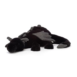 Jellycat onyx dragon dragon jellycat plush jellycat onyx dragon soft black Jellycat Onyx Dragon Soft Toy