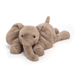 Jellycat elephant elephant Jellycat Jellycat smudge elephan plush soft brown Jellycat Smudge Elephant Soft Toy