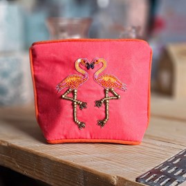 Pink Flamingo Small Purse