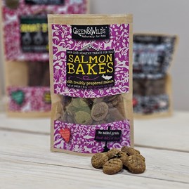 Salmon Bakes Dog Treats