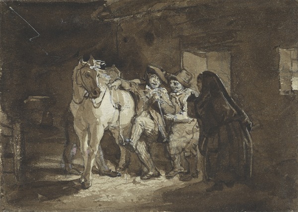 Illustration to 'Tam O'Shanter' by Robert Burns. Study for an