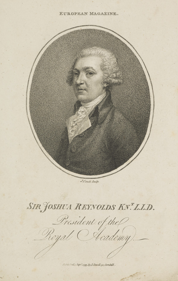 Sir Joshua Reynolds, 1723 - 1792. Portrait painter by John Conde ...