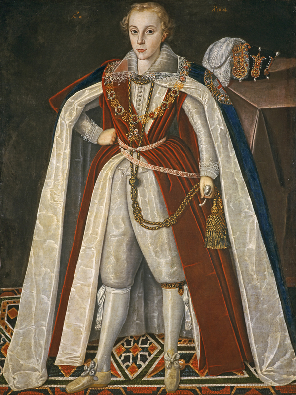 Henry, Prince of Wales, as Duke of Rothesay and Cornwall, 1594 1612. Eldest son of James VI