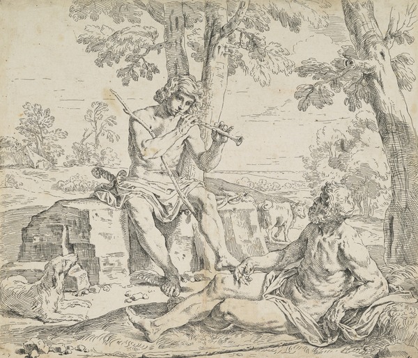 Mercury and Argus by Simone Cantarini | National Galleries of Scotland