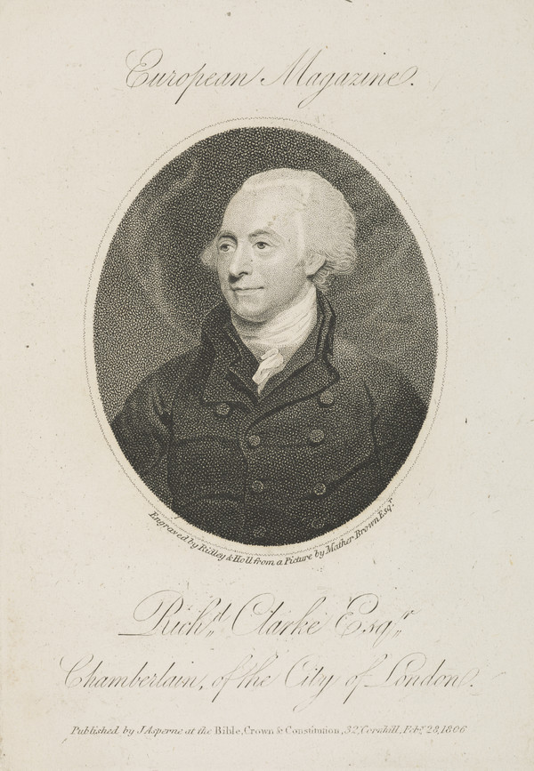 Richard Clarke 1739 1830 Chamberlain Of London By Ridley And Holl richard-clarke-1739-1830-chamberlain-of-london-by-ridley-and-holl