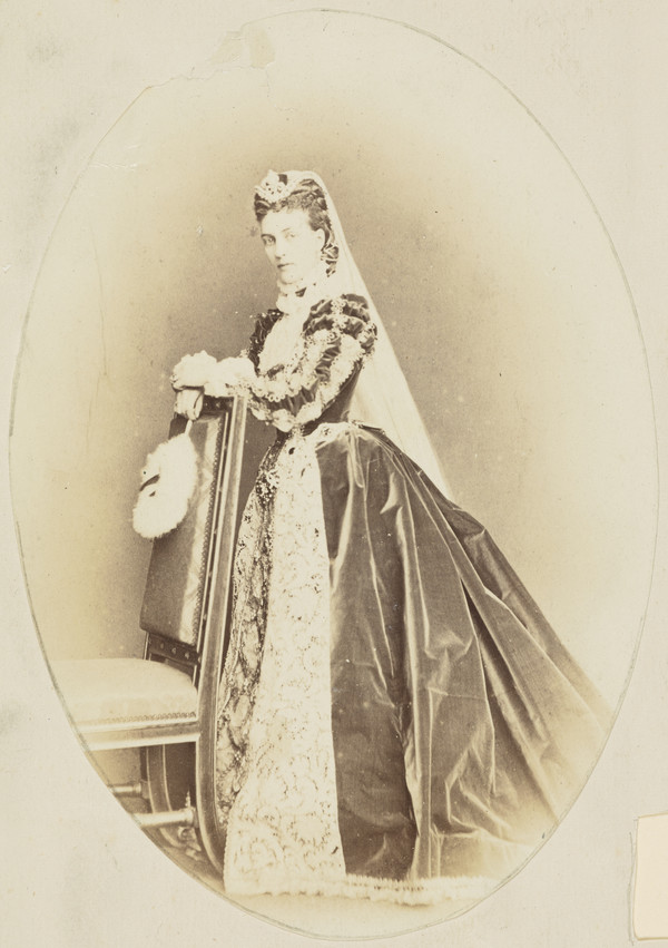 Tirage Albuminé Vintage - Alexandra De Danemark, Princesse De Galles - Vers 1865