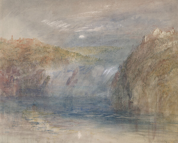 Falls of the Rhine at Schaffhausen, Moonlight by Joseph Mallord