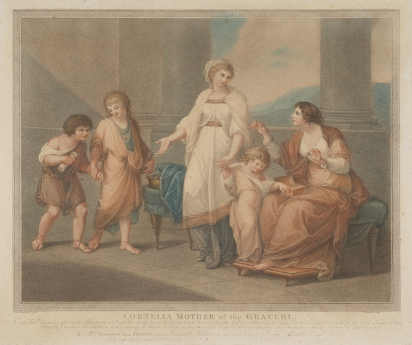 Cornelia, Mother of Gracchi by Francesco Bartolozzi | National