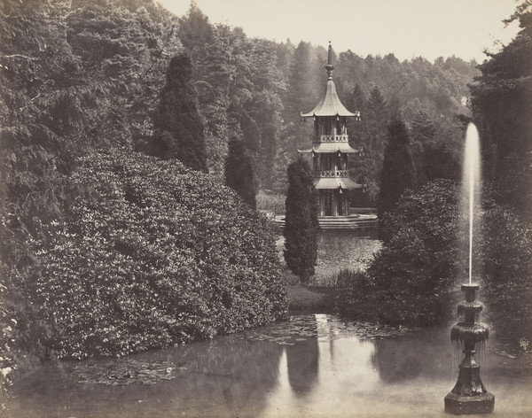 View of Alton Towers from the Album “Gems of Photographic Art” by