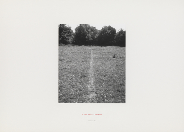 A Line Made by Walking by Richard Long | National Galleries of