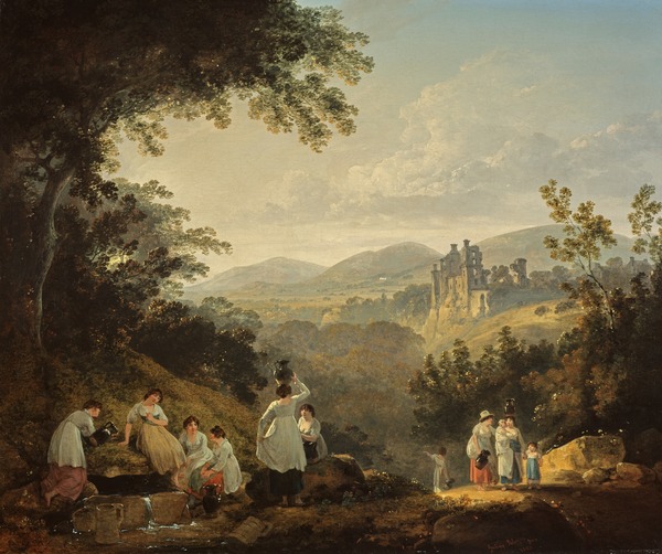 View of Rosslyn Castle from the Grounds of Sheriff Clerk