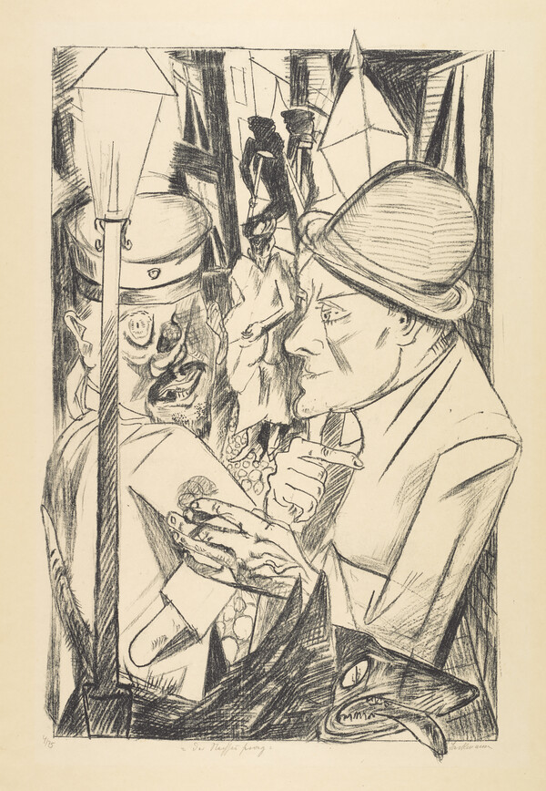 Die Hölle (Hell): Der Nachhauseweg (The Way Home) by Max Beckmann
