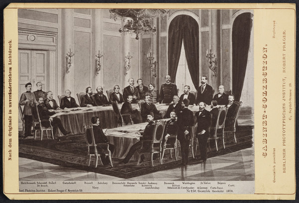 The Berlin Congress, 1878, Disraeli, Bismarck, Sadullah Bey by 