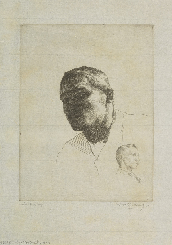 Self-portrait, No. 3 by William Strang | National Galleries of Scotland
