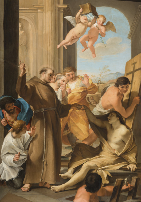 Saint Anthony of Padua reviving a Dead Man by Andrea Sacchi