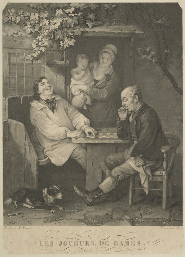 Les Joueurs de Dames by Eugene Jazet | National Galleries of Scotland