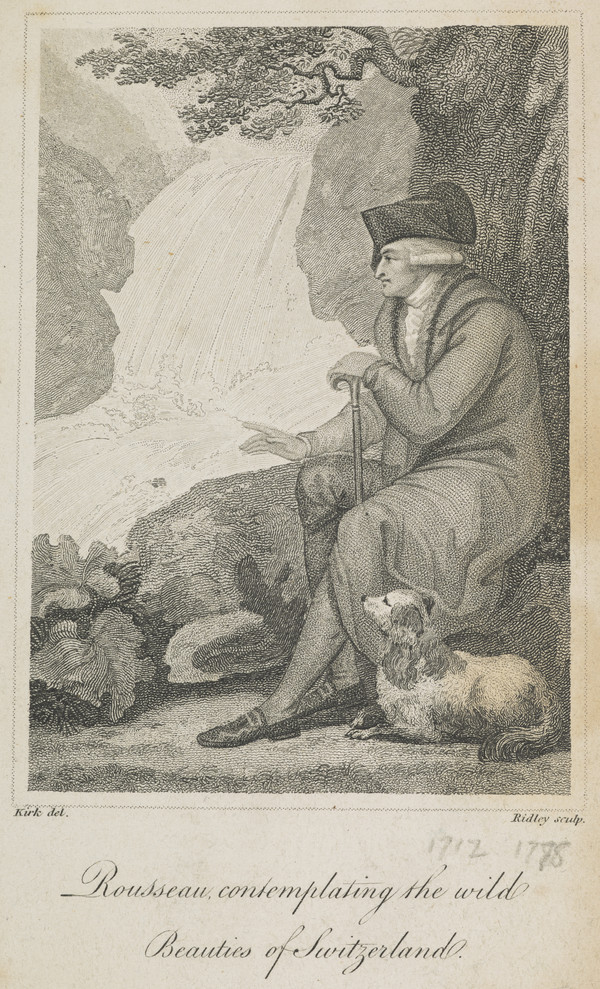 Jean Jacques Rousseau, 1712 - 1778. French philosopher by Ridley ...