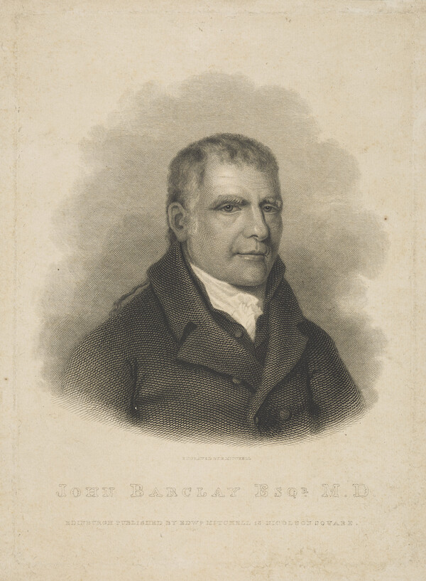 Rev. John Barclay, 1758 1826. Anatomist by Edward Mitchell National