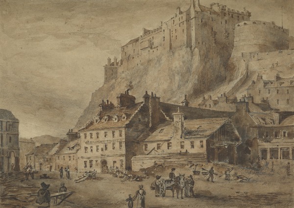 File:Gezicht Op Het Edinburgh Castle Vanaf De Grassmarket Edinburgh Castle-from