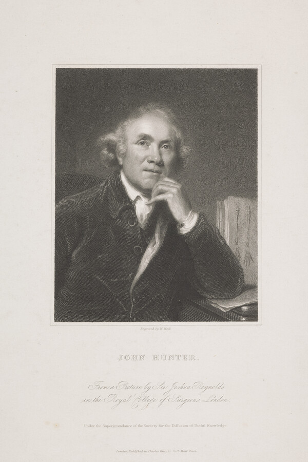 John Hunter, 1728 - 1793. Surgeon and anatomist by William Holl ...