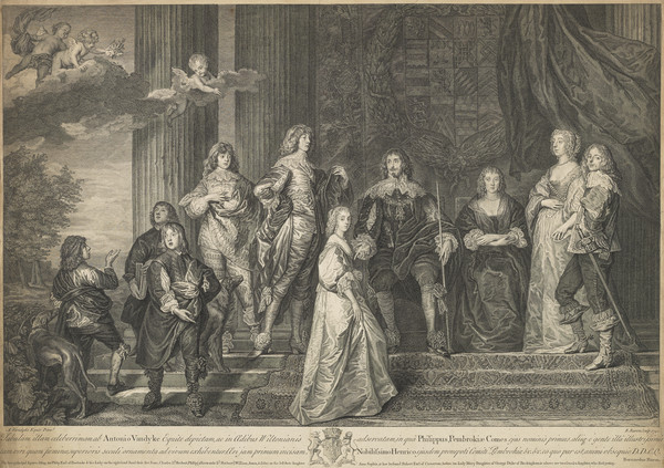 Philip Herbert, 4th Earl of Pembroke, 1584 1650, and family