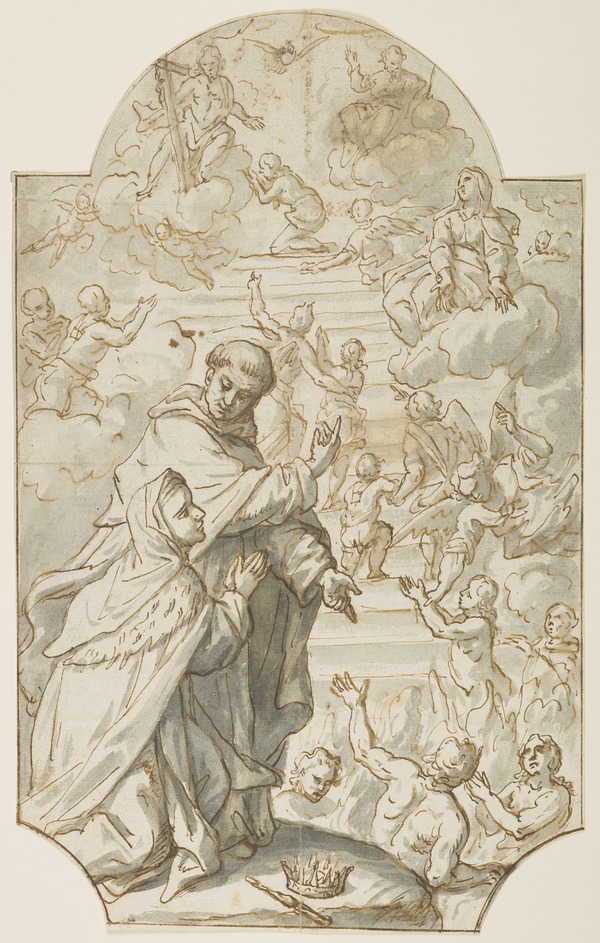 Elizabeth of Hungary Adoring the Trinity (copy) | National 