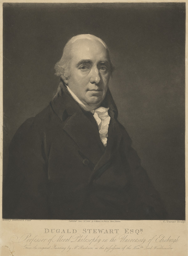 Professor Dugald Stewart, 1753 - 1828. Philosopher by Charles Turner | National Galleries of Scotland