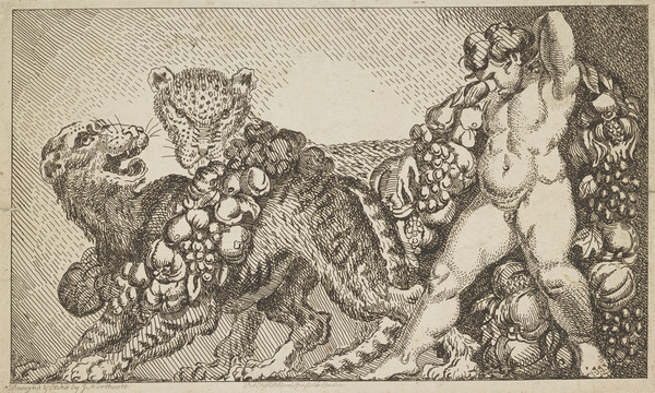 Tiger, Leopard and Putto by James Northcote and Robert Pollard