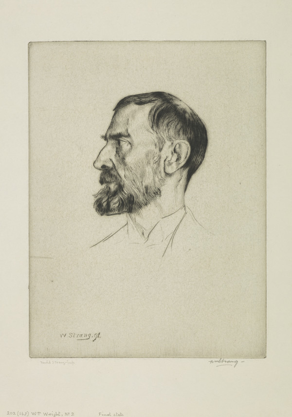 William Wright, No. 2 (Strang No. 202) by William Strang | National ...